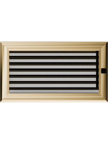Вентиляційна решітка Kratki 17x30 см OSKAR з жалюзями