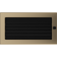 Вентиляційна решітка Kratki 17x30 см золото гальванічне з жалюзями Вентиляційна решітка Kratki 17x30 см золото гальванічне з жалюзями