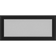 Вентиляційна решітка Kratki 17х37 см OSKAR чорна