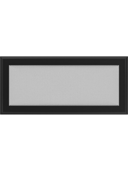 Вентиляційна решітка Kratki 17х37 см OSKAR чорна