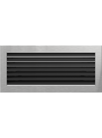 Вентиляційна решітка Kratki 17х37 см FRESH шліфована