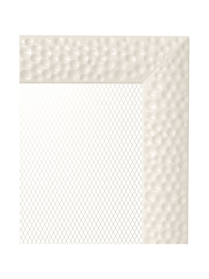 Вентиляційна решітка Kratki 17x37 см VENUS кремова