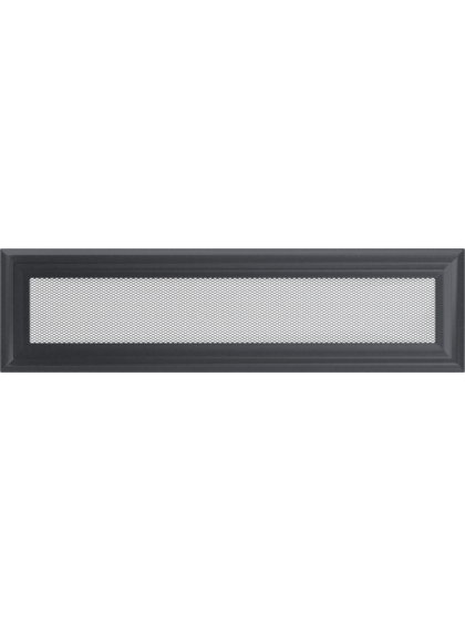 Вентиляційна решітка Kratki 11х42 см OSKAR графітова