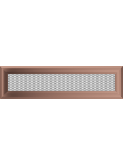 Вентиляційна решітка Kratki 11x42 см OSKAR мідна Вентиляційна решітка Kratki 11x42 см OSKAR мідна