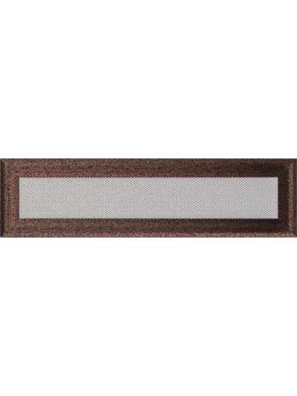 Вентиляційна решітка Kratki 11x42 см OSKAR мідна фарбована Вентиляційна решітка Kratki 11x42 см OSKAR мідна фарбована