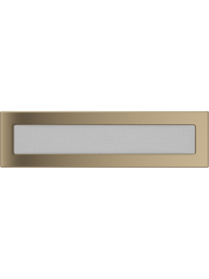 Вентиляційна решітка Kratki 11x42 см золото гальванічне Вентиляційна решітка Kratki 11x42 см золото гальванічне
