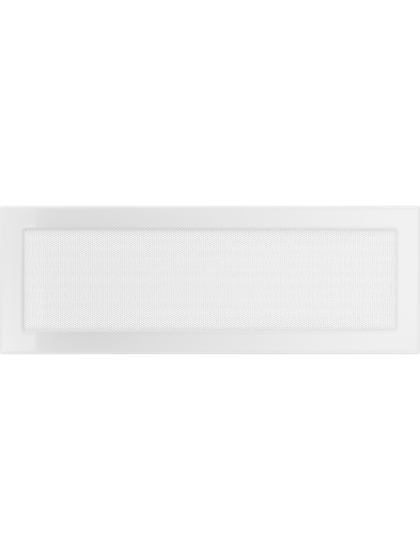 Вентиляційна решітка Kratki 17х49 см біла