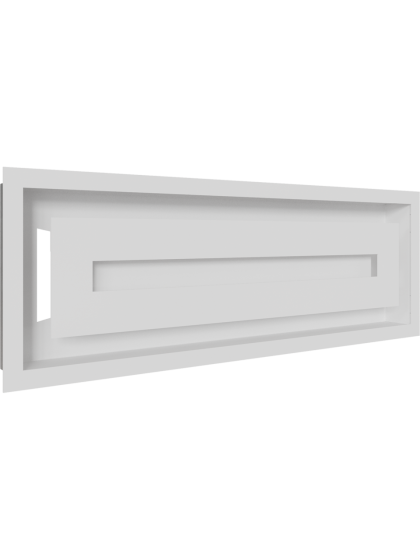 Вентиляційна решітка Kratki 17x49 см WIND біла Вентиляційна решітка Kratki 17x49 см WIND біла