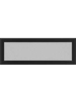 Вентиляційна решітка Kratki 17х49 см OSKAR чорна