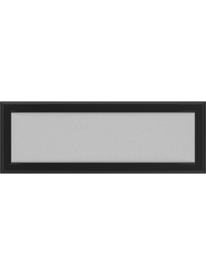 Вентиляційна решітка Kratki 17х49 см OSKAR чорна