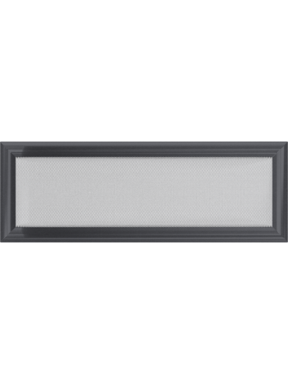 Вентиляційна решітка Kratki 17х49 см OSKAR графітова Вентиляційна решітка Kratki 17х49 см OSKAR графітова