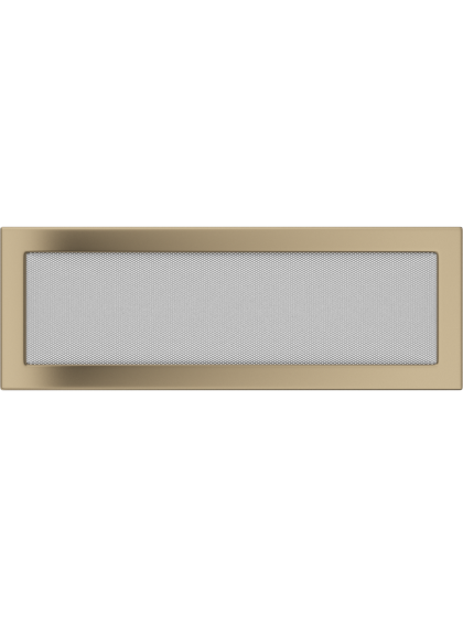 Вентиляційна решітка Kratki 17x49 см золото гальванічне Вентиляційна решітка Kratki 17x49 см золото гальванічне