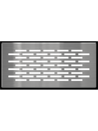 Вентиляційна решітка Kratki 9x20 см FLOOR шліфована