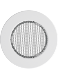 Вентиляційна решітка Kratki кругла біла Ø 100