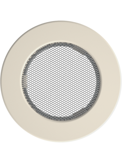 Вентиляційна решітка Kratki кругла кремова Ø 100