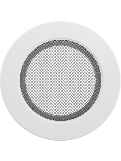 Вентиляційна решітка Kratki кругла біла Ø 125