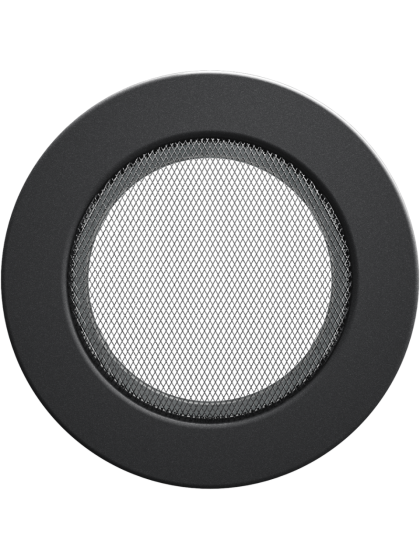Вентиляційна решітка Kratki кругла графітова Ø 125