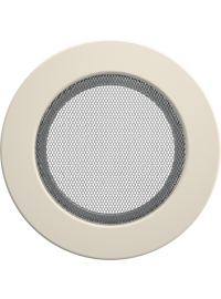 Вентиляційна решітка Kratki кругла кремова Ø 125