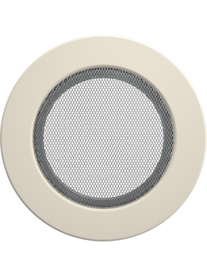 Вентиляційна решітка Kratki кругла кремова Ø 125