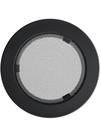 Вентиляційна решітка Kratki кругла графітова Ø 150