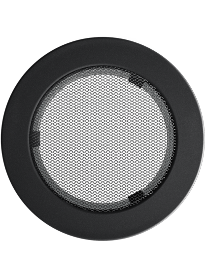 Вентиляційна решітка Kratki кругла графітова Ø 150