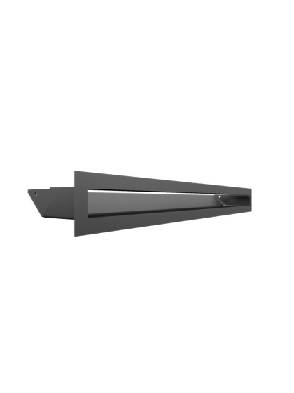 Вентиляційна решітка Kratki LUFT графітова 6х60