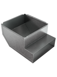 Вихід під решітку канальний 17x17