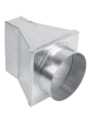 Перехідник канал-труба Ø 150 під кутом 180°