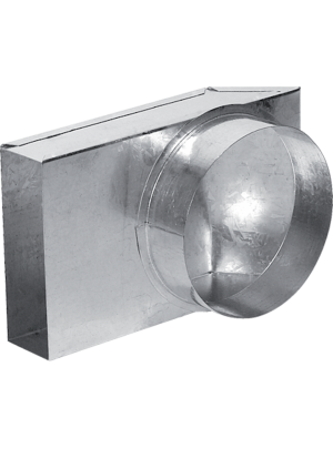 Перехідник канал-труба Ø 100 під кутом 90°