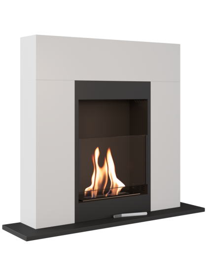 Біокамін Kratki WHISKEY 2 білий з сертифікатом TUV