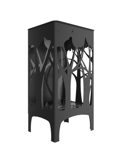 Біокамін Kratki FOXTROT чорний з сертифікатом TUV