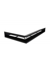 Вентиляционная решетка Defro Home DH LUFT угловая левая 740x400x90 (120) 