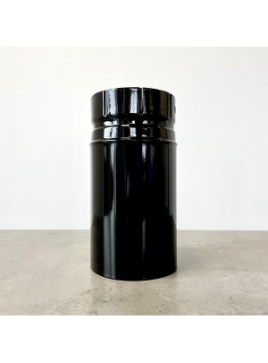 Труба порцеляно-емальована 25 см Ø150 глянцево-чорна