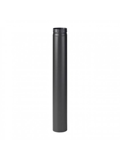 Труба порцеляно-емальована 100 см Ø120 матово-чорна