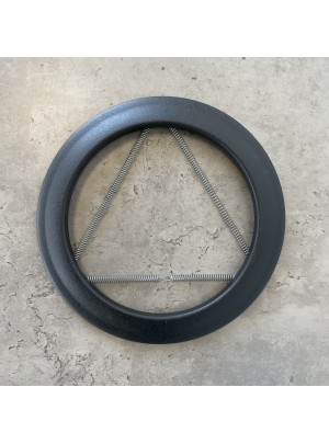 Розетта Ø120 матово-чорна