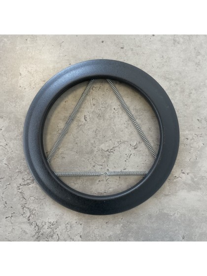 Розетта Ø120 матово-чорна