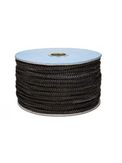 Шнур вогнетривкий з скловолокна Ø 12 графіт 1 м