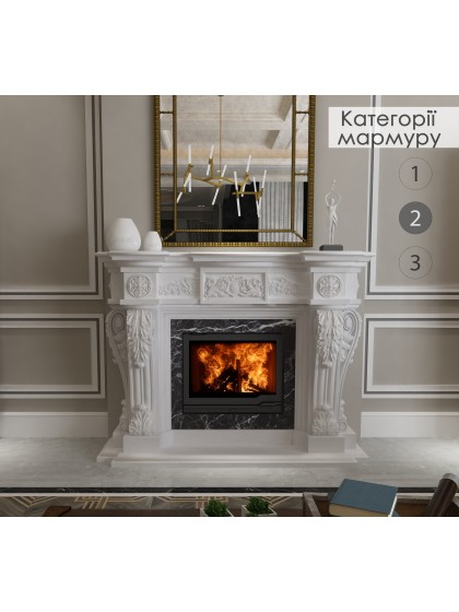 Камінне облицювання Hitis Аполон, матеріал мармур категорії 2