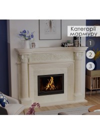 Каминная облицовка Hitis Троян материал мрамор категории 1