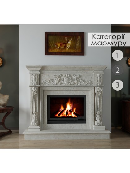 Камінне облицювання Hitis Реал, матеріал мармур категорії 2 Камінне облицювання Hitis Реал, матеріал мармур категорії 2