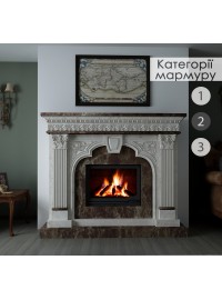 Каминная облицовка Hitis Фортуна материал мрамор категории 2