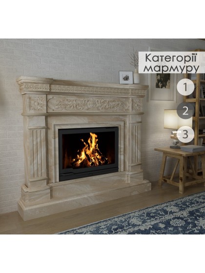 Камінне облицювання Hitis Елегант 2, матеріал мармур категорії 2 Камінне облицювання Hitis Елегант 2, матеріал мармур категорії 2