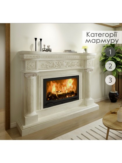 Камінне облицювання Hitis Елегант 3, матеріал мармур категорії 1