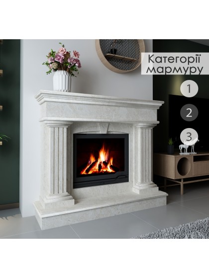 Камінне облицювання Hitis Комфорт, матеріал мармур категорії 2