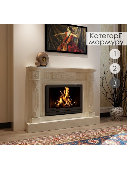 Камінне облицювання Hitis Перлина, матеріал мармур категорії 3