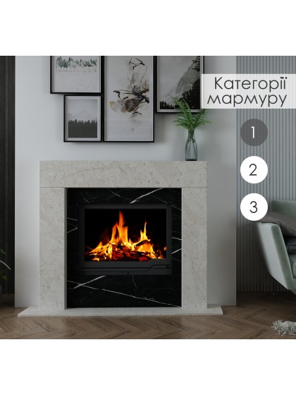 Камінне облицювання Hitis Персей, матеріал мармур категорії 1