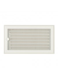 Вентиляційна решітка Parkanex біла 16х32 см з жалюзями