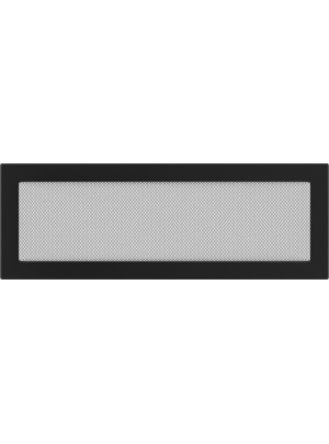 Вентиляційна решітка Kratki 17х49 см чорна 