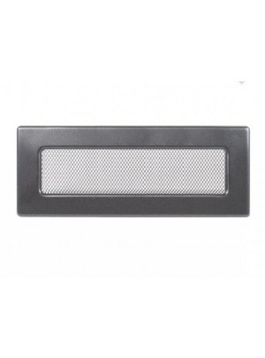 Вентиляційна решітка Kratki 11х42 см графітова 