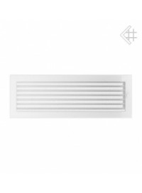 Вентиляційна решітка Kratki 17х49 см біла з жалюзями